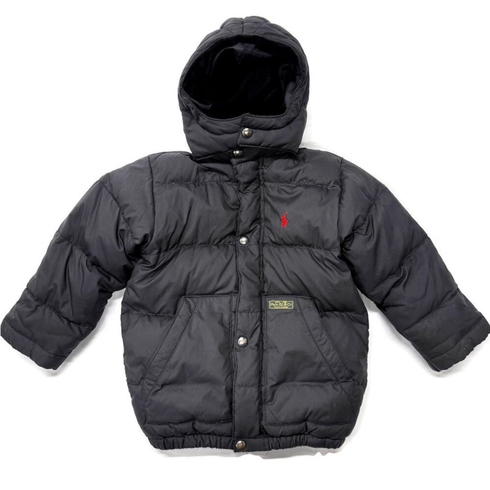 Ralph Lauren Kids Black Puffer Jacket